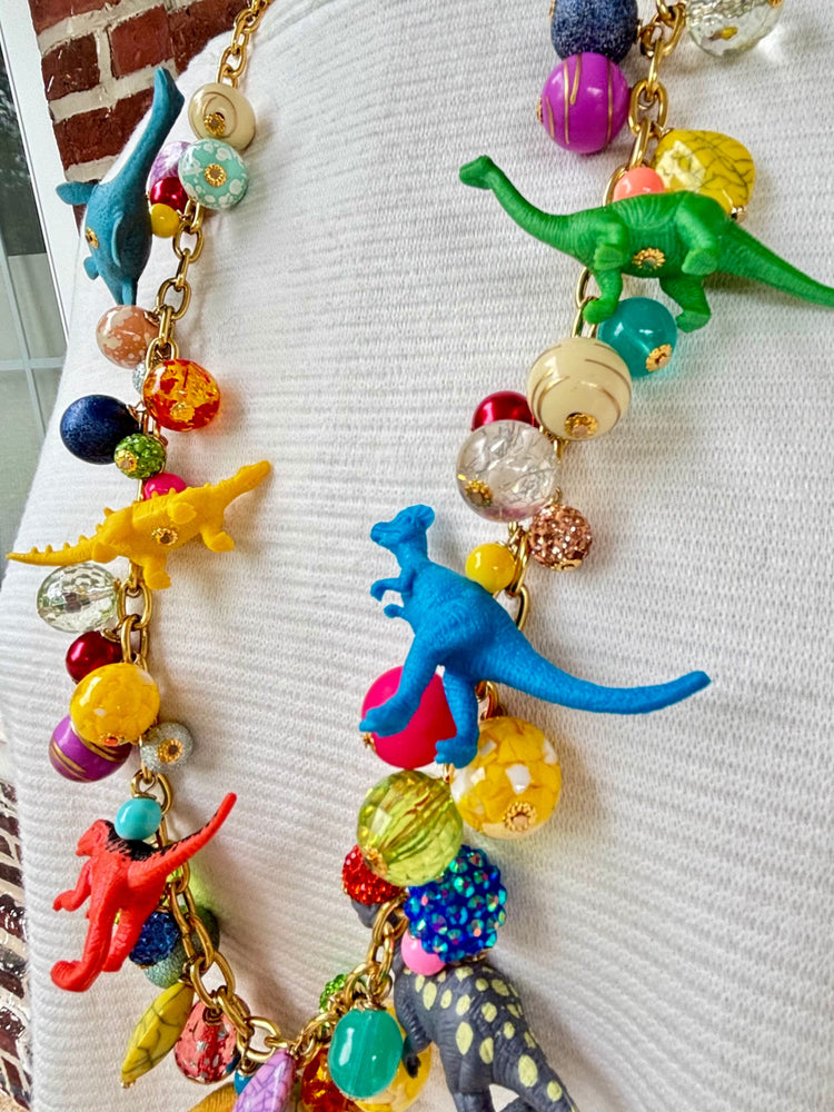 Long Iconic Dinosaur Necklace