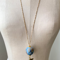 Wanderlust Plane Pendant Necklace