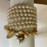 Pearl Audrey Wrap Bracelet