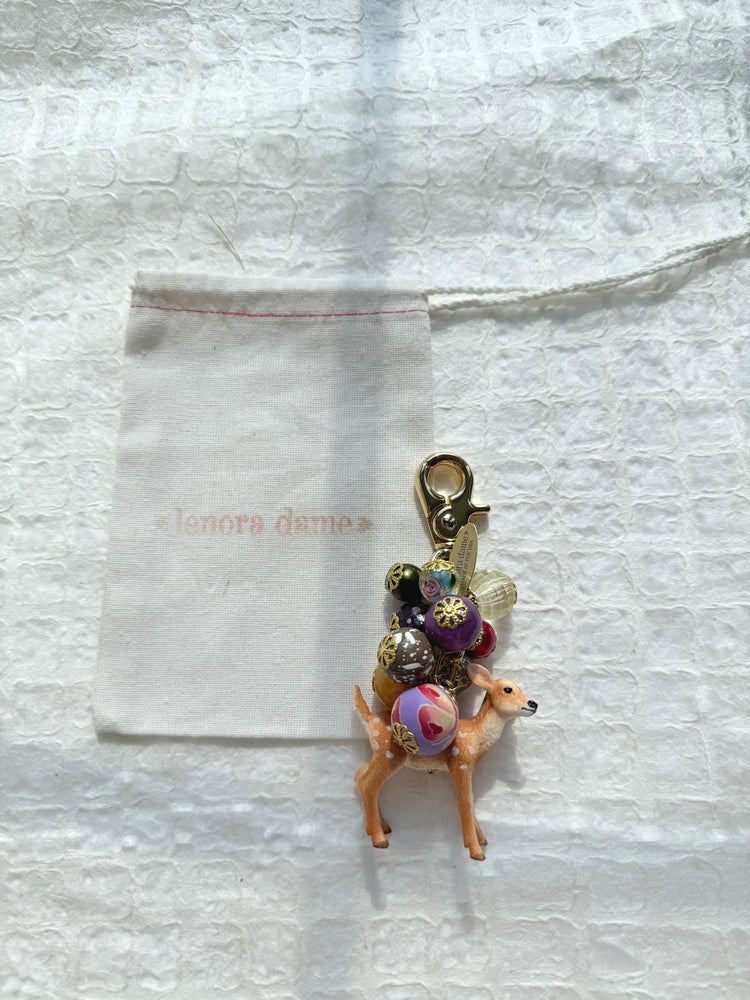 Lenora Dame Fawn Bag Charm