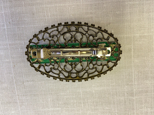 Lenora Dame Evergreen Barrette