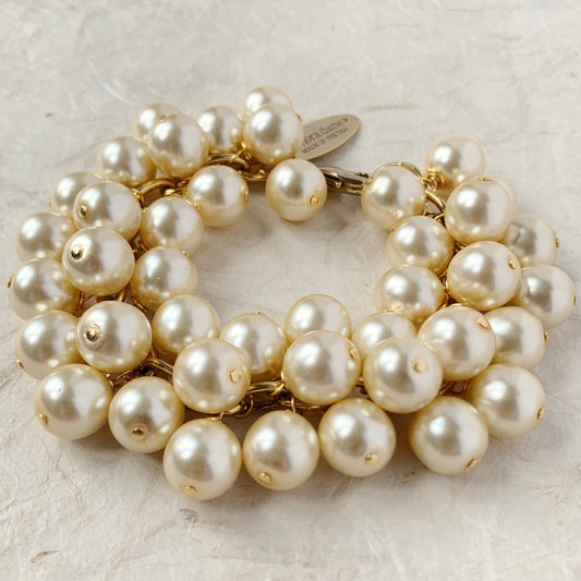 Iconic Pearl Cluster Bracelet