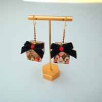 One-of-a-Kind Christmas Present Earrings - Large