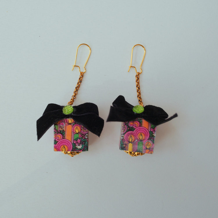 Christmas Present Earrings - Small
