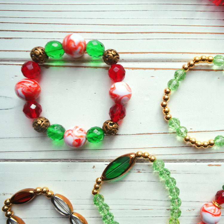 Holiday Stretch Bracelet Set