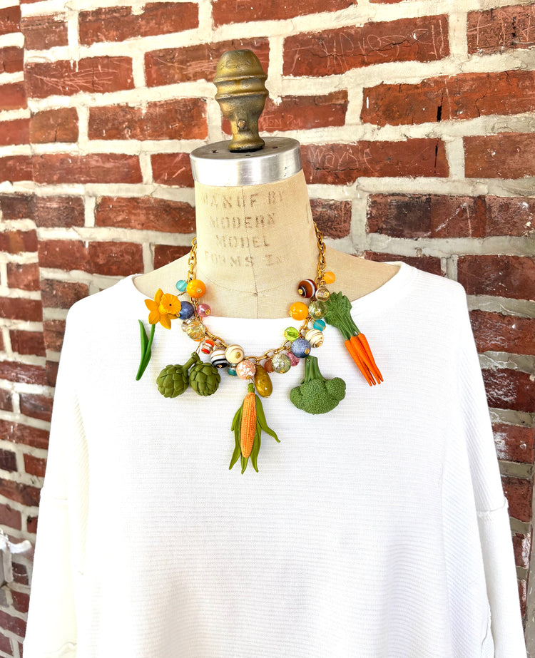 Garden Vegetable Necklace