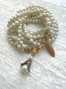 The Audrey Pearl Wrap Bracelet
