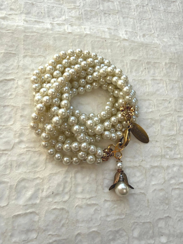 The Audrey Pearl Wrap Bracelet