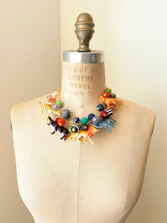 Short Safari Animal Necklace