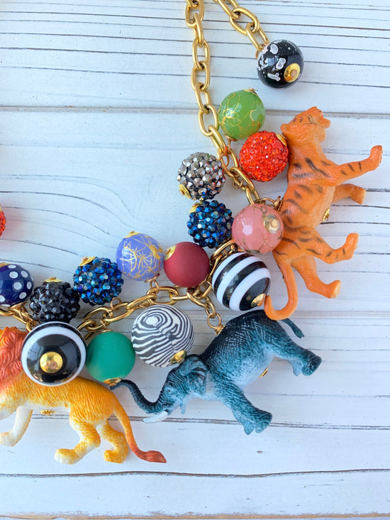 Short Safari Animal Necklace