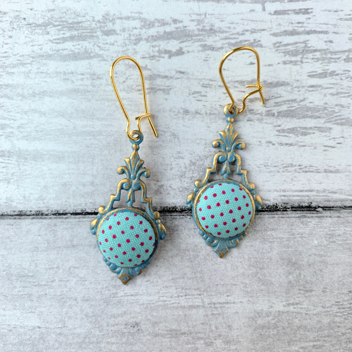 Lenora Dame Polka Dot Earrings - 4 Color Options