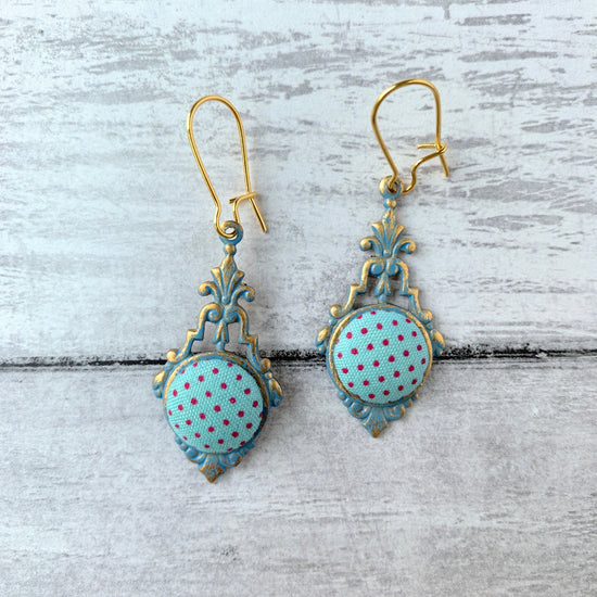 Lenora Dame Polka Dot Earrings - 4 Color Options