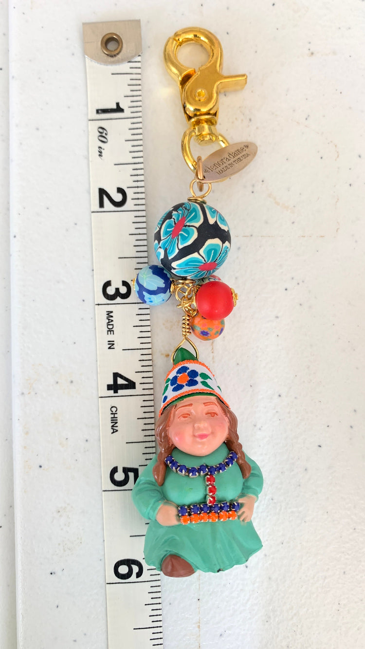 Helene the Garden Gnome Bag Charm