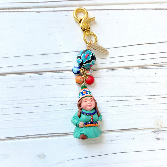 Helene the Garden Gnome Bag Charm