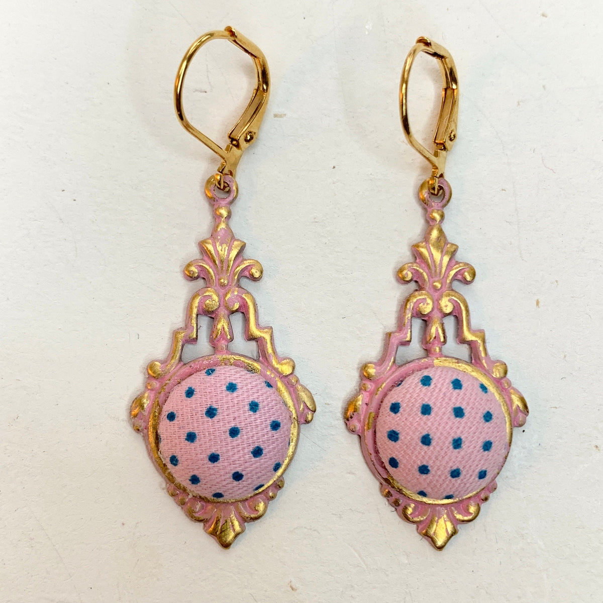 Lenora Dame Polka Dot Earrings - 4 Color Options