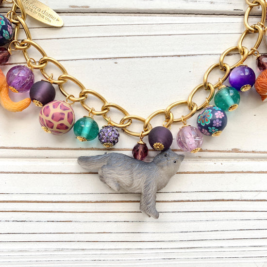 Curious Cat Bag Chain