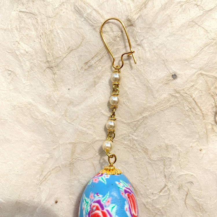 Lenora Dame Easter Egg Earrings - Choice of 3 Colors