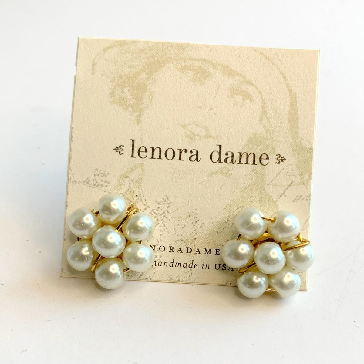 Girl Next Door Pearl Post Earrings