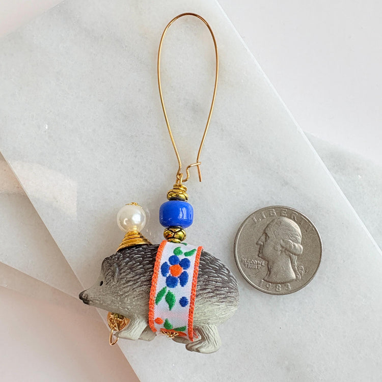 Hedgehog Earrings