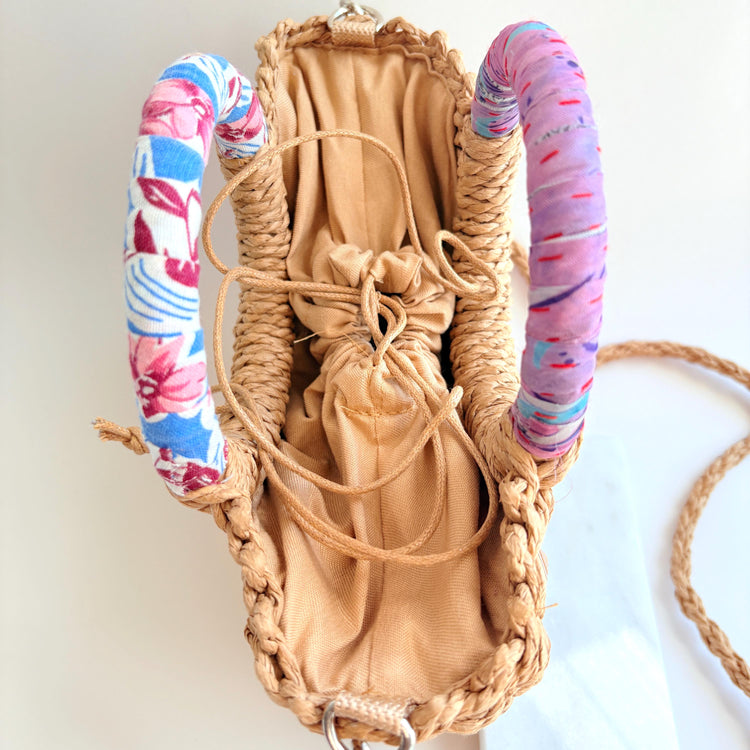 Star Fish Woven Straw Handbag - One-of-a-Kind