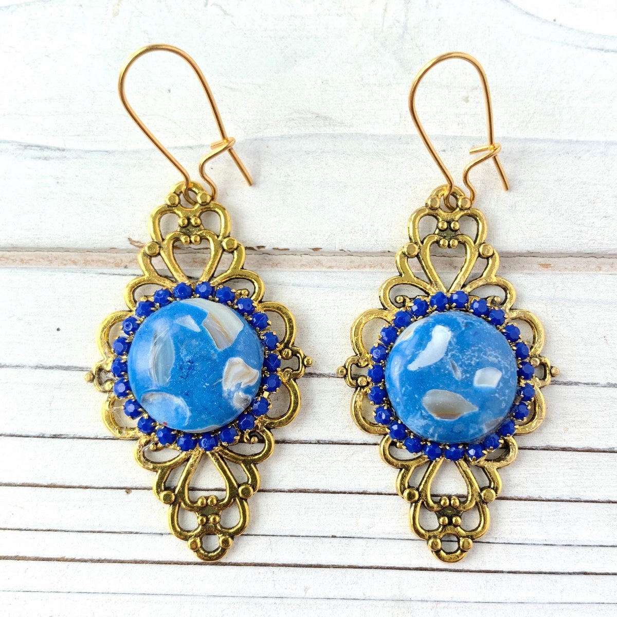 Lattice Earrings - 3 Color Options