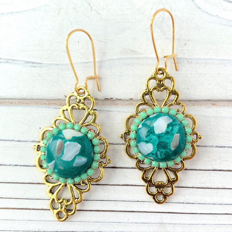 Lattice Earrings - 3 Color Options