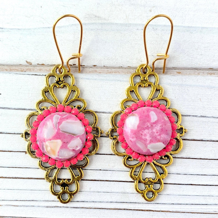 Lattice Earrings - 3 Color Options