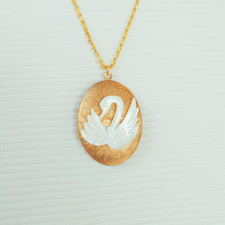 Lenora Dame Swan Lake Locket