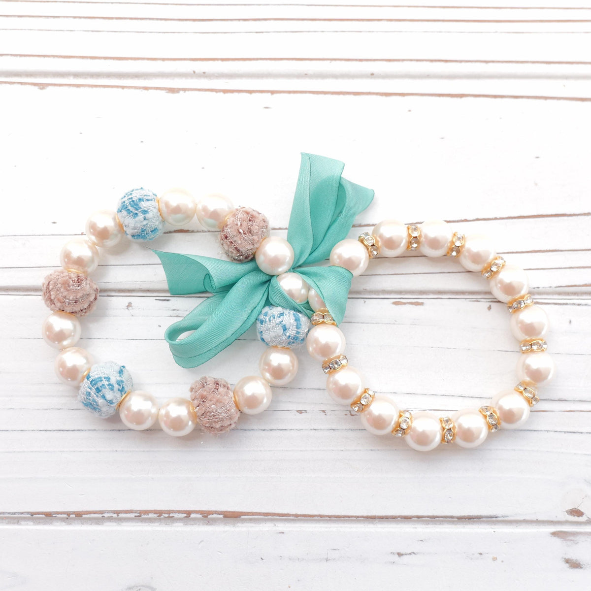 Lenora Dame Tweed Stretch Set bracelet