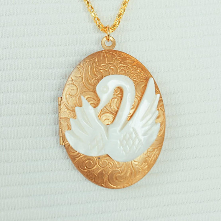 Lenora Dame Swan Lake Locket