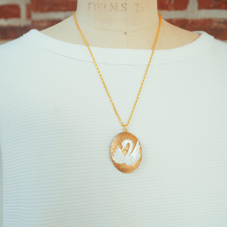 Lenora Dame Swan Lake Locket