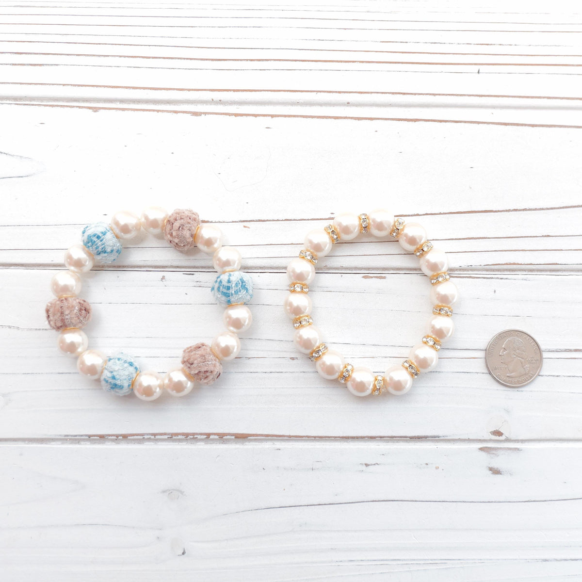 Lenora Dame Tweed Stretch Set bracelet