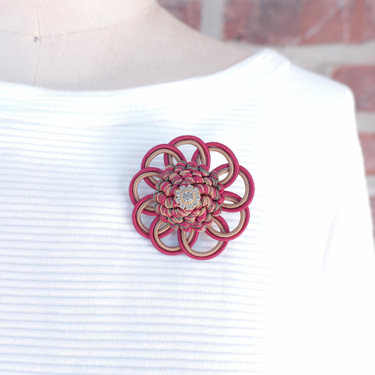 Lenora Dame One-of-a-Kind holiday brooch