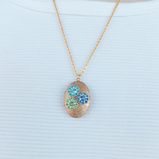 Lenora Dame One-of-a-Kind glitzy holiday Locket