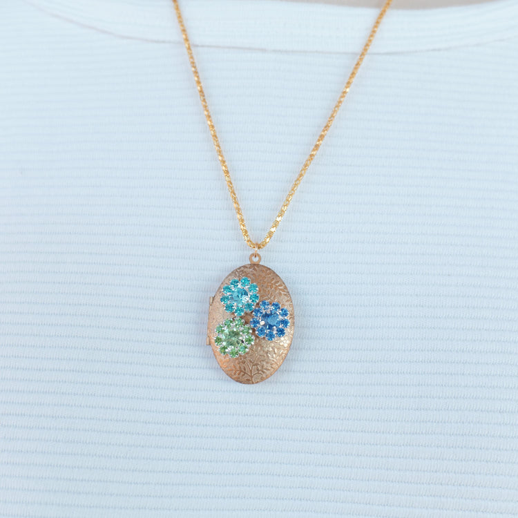 Lenora Dame One-of-a-Kind glitzy holiday Locket