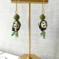 Lenora Dame Mini Panda Earrings