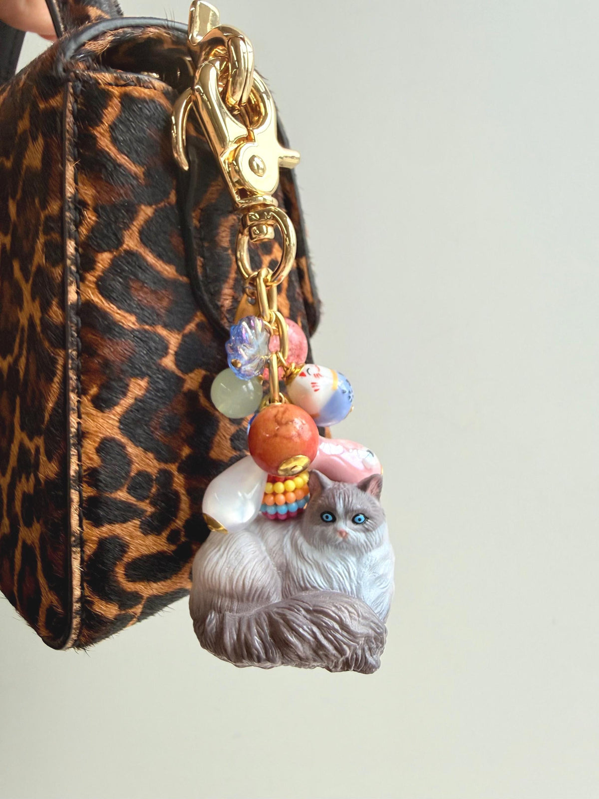 Lenora Dame Cat Lady Bag Charm Collection (One-Of- A-Kind!)