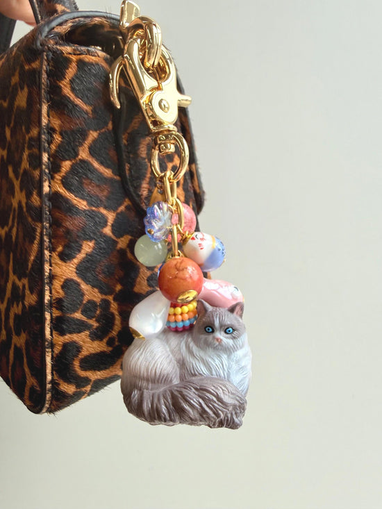 Lenora Dame Cat Lady Bag Charm Collection (One-Of- A-Kind!)