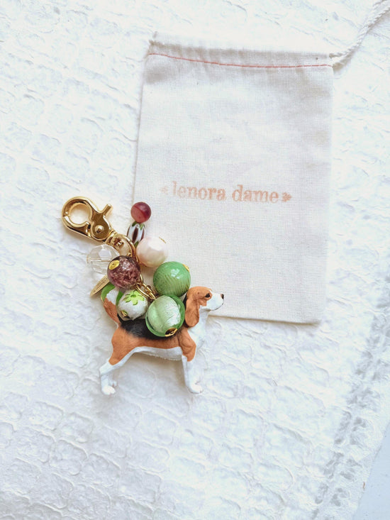 Lenora Dame Dog Lover Bag Charm Collection (One-Of- A-Kind!)