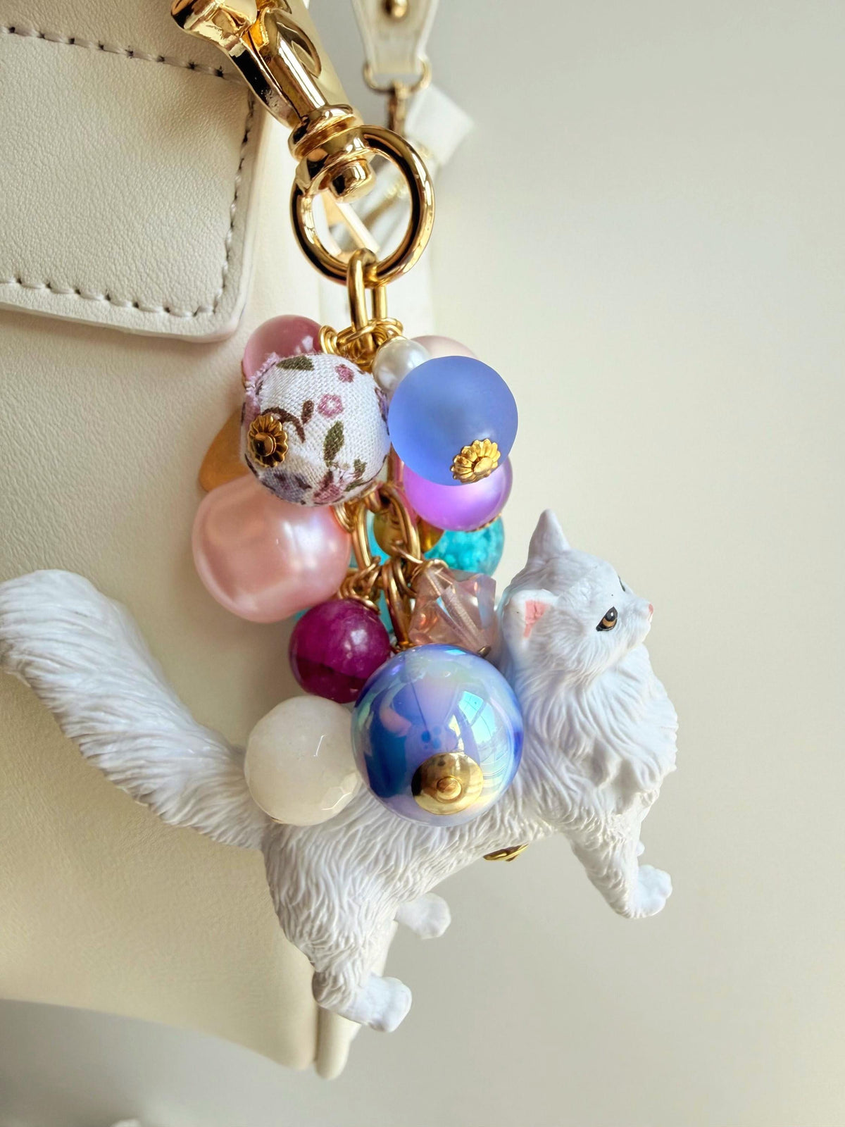 Lenora Dame Cat Lady Bag Charm Collection (One-Of- A-Kind!)
