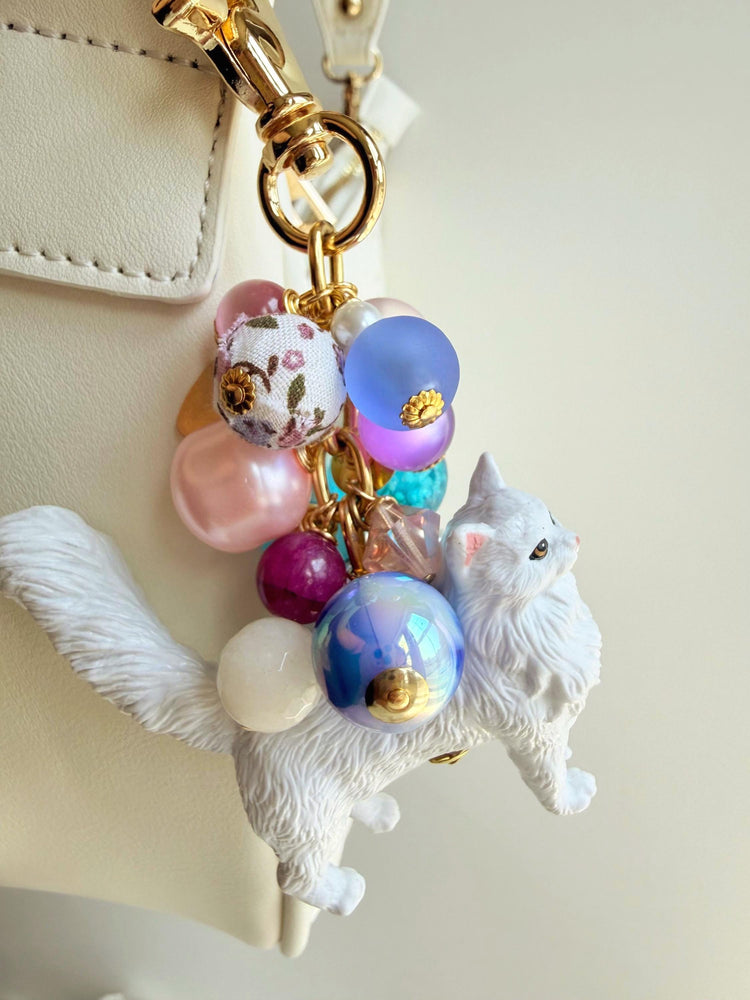 Lenora Dame Cat Lady Bag Charm Collection (One-Of- A-Kind!)