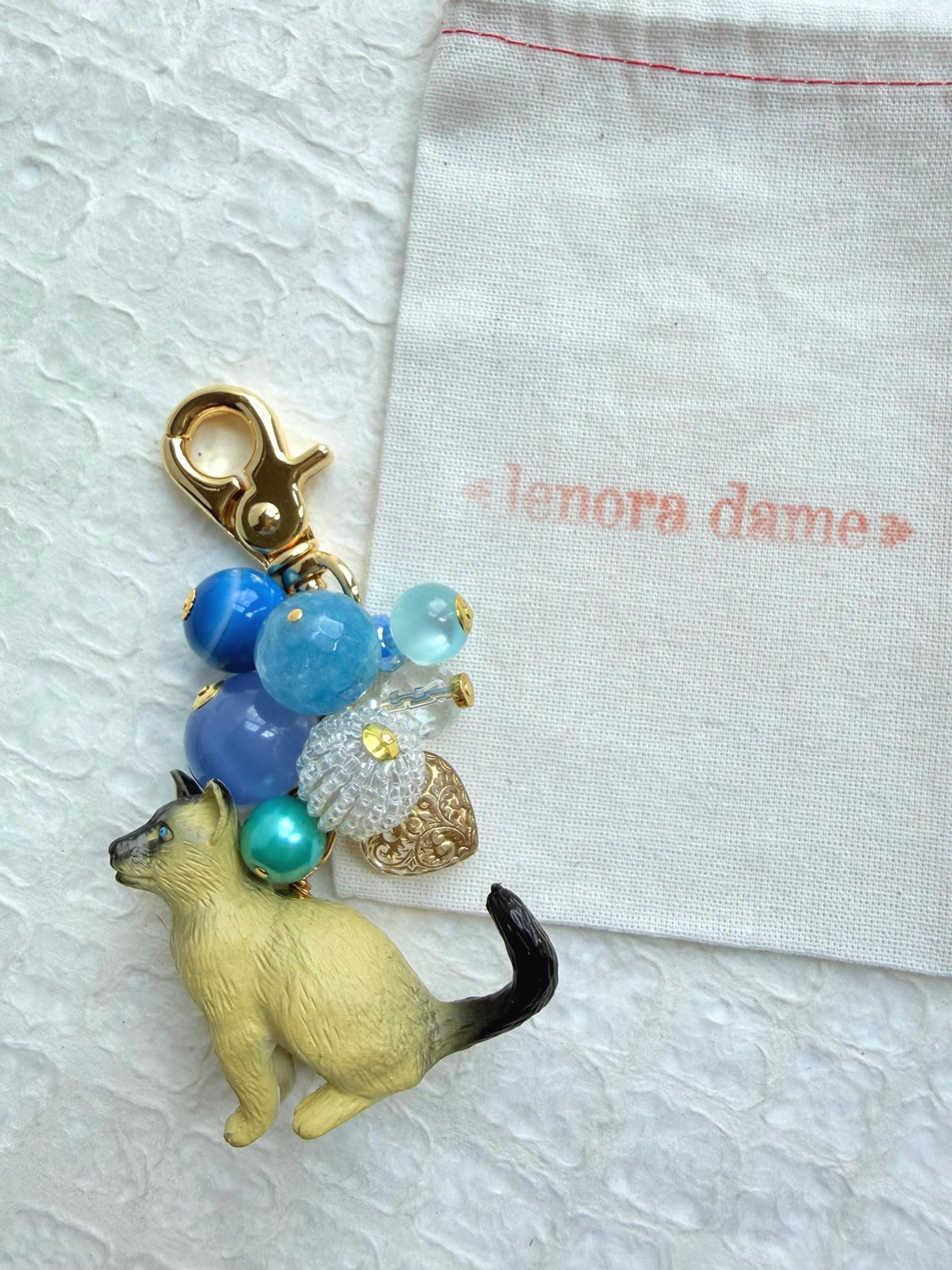 Lenora Dame Cat Lady Bag Charm Collection (One-Of- A-Kind!)