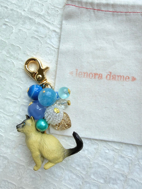 Lenora Dame Cat Lady Bag Charm Collection (One-Of- A-Kind!)