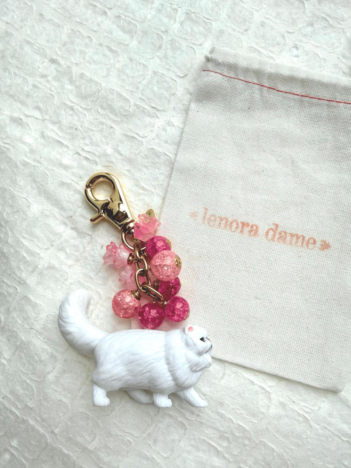 Lenora Dame Cat Lady Bag Charm Collection (One-Of- A-Kind!)