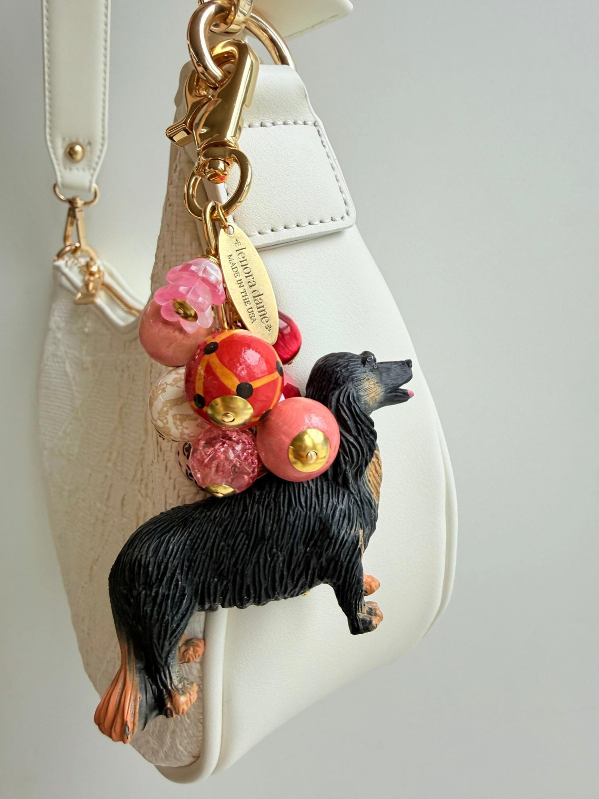 Lenora Dame Dog Lover Bag Charm Collection (One-Of- A-Kind!)