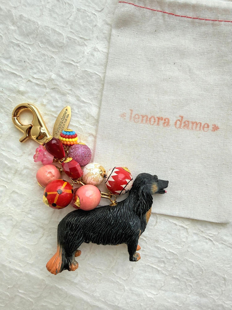 Lenora Dame Dog Lover Bag Charm Collection (One-Of- A-Kind!)