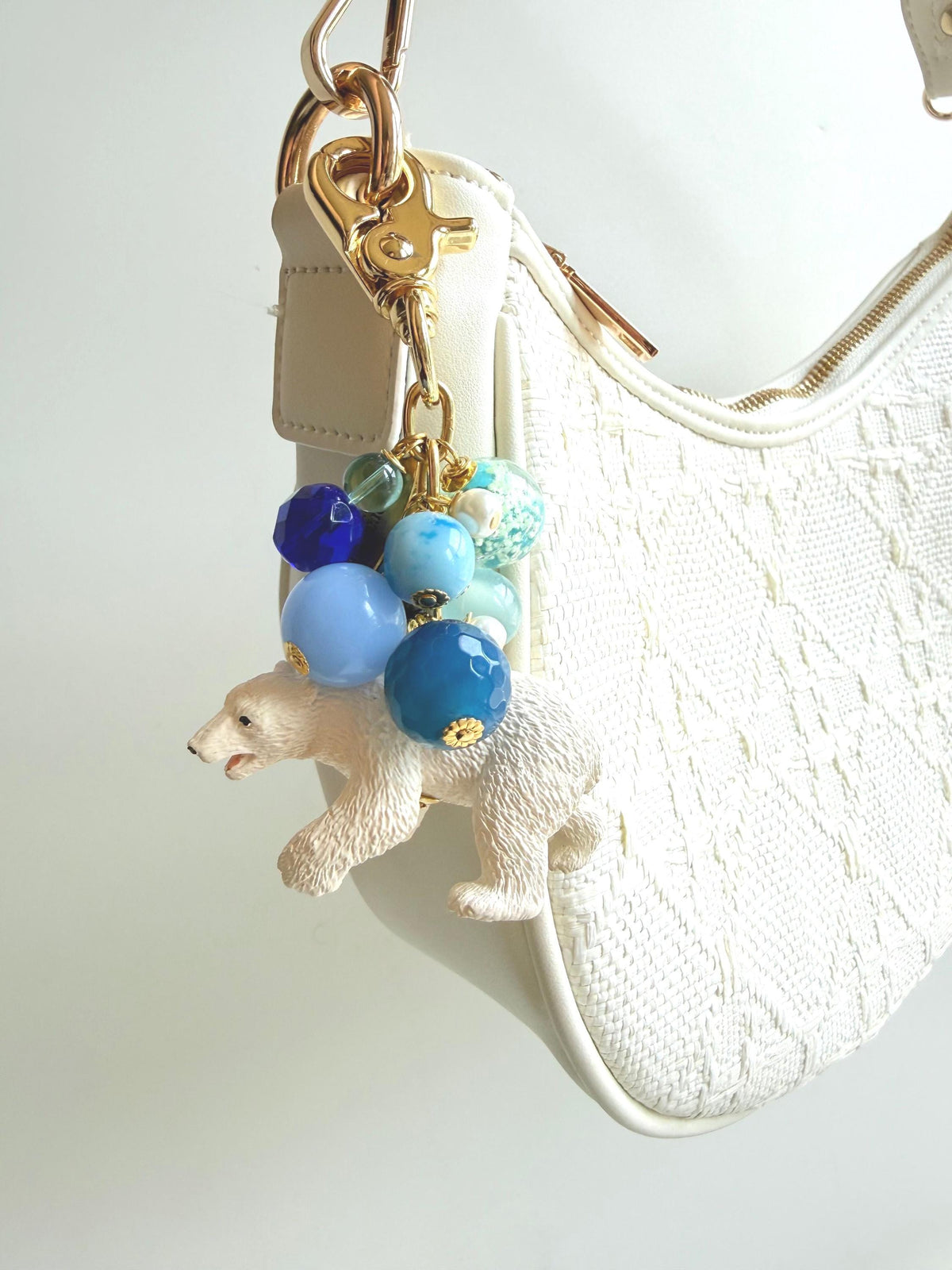 One-Of-A-Kind! Lenora Dame Polar Bear Purse Charm