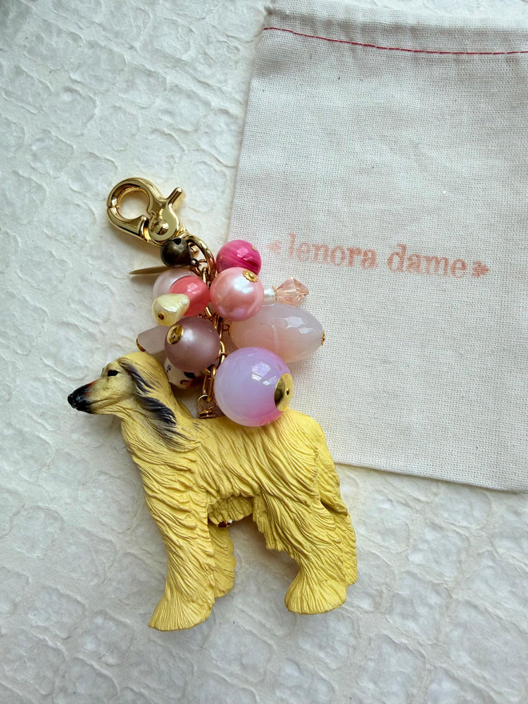Lenora Dame Dog Lover Bag Charm Collection (One-Of- A-Kind!)