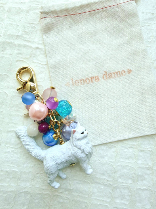 Lenora Dame Cat Lady Bag Charm Collection (One-Of- A-Kind!)