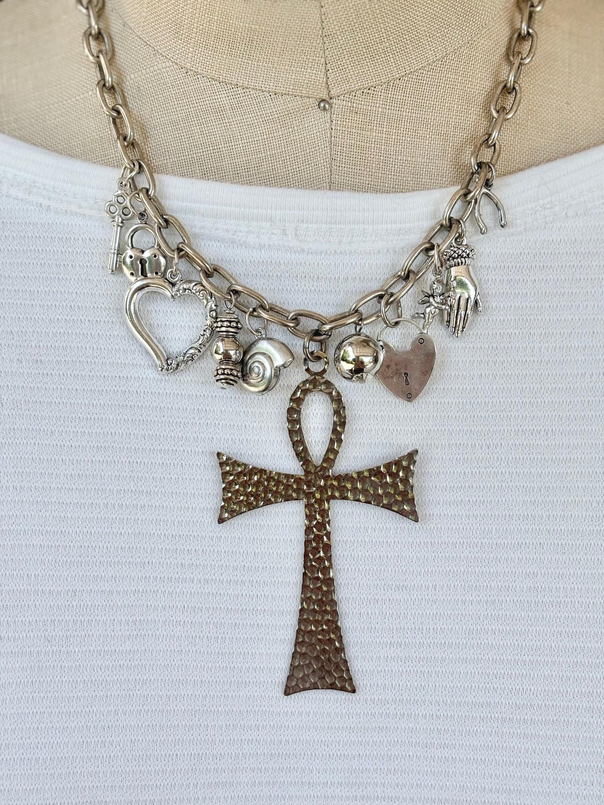One-Of-A-Kind! Lenora Dame Key of Life Charm Necklace